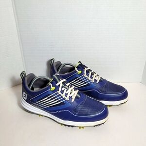 Footjoy Fury Golf Shoes Men's Blue White Size 9 W